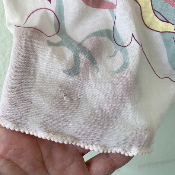 FRENCH CONNECTION graphic tee top short sleeve M - Picture 7 of 7